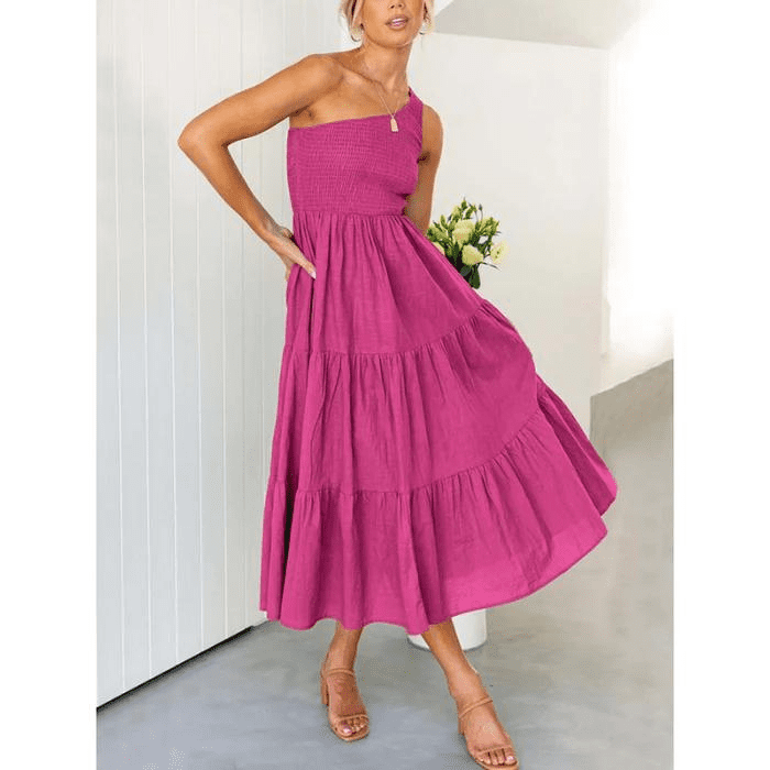 Vestido Feminino Rosa