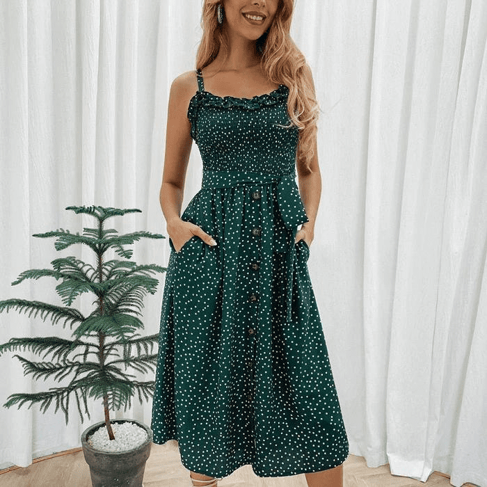 Vestido Feminino Verde