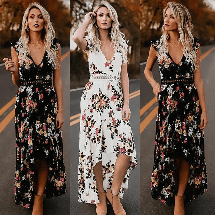 Vestido Feminino Florido