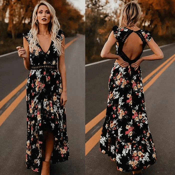 Vestido Feminino Florido
