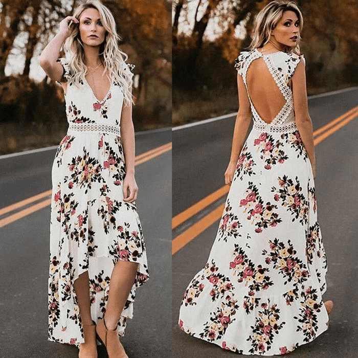 Vestido Feminino Florido