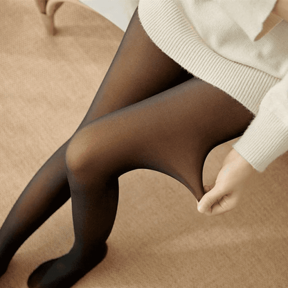 Meia calça peluciada