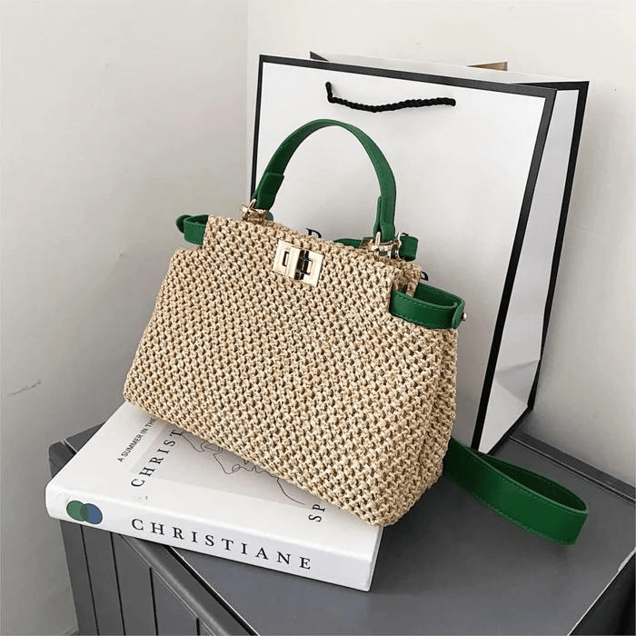 Bolsa Imitação Palha