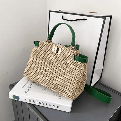 Bolsa Imitação Palha