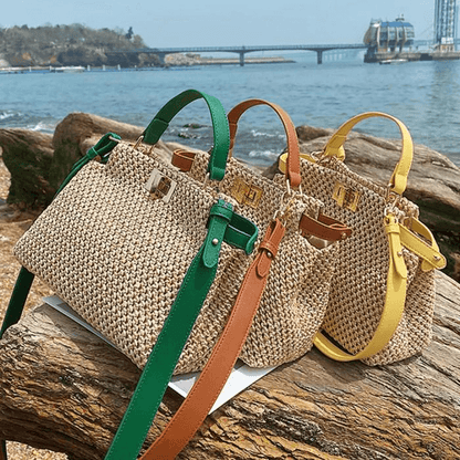 Bolsa Imitação Palha