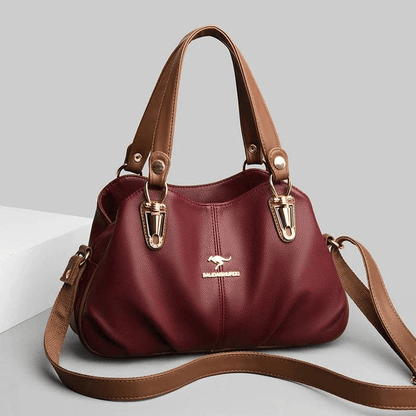 Bolsa de Couro Vermelha