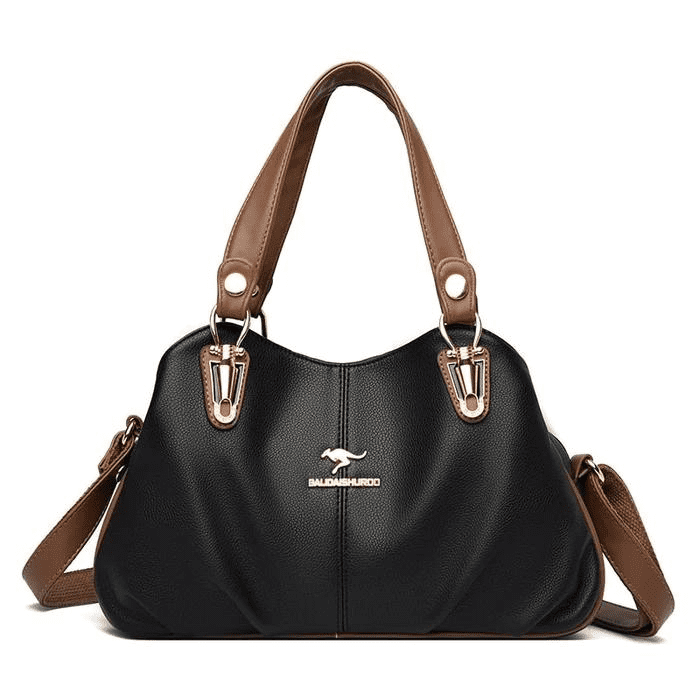 Bolsa de Couro Preta