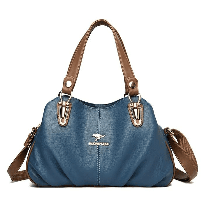 Bolsa de Couro Azul