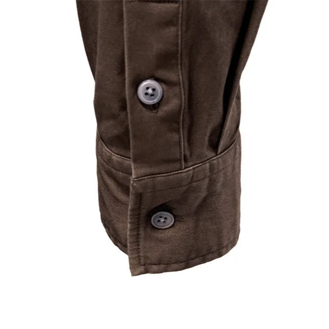 Camisa Masculina Harrington em Algodão