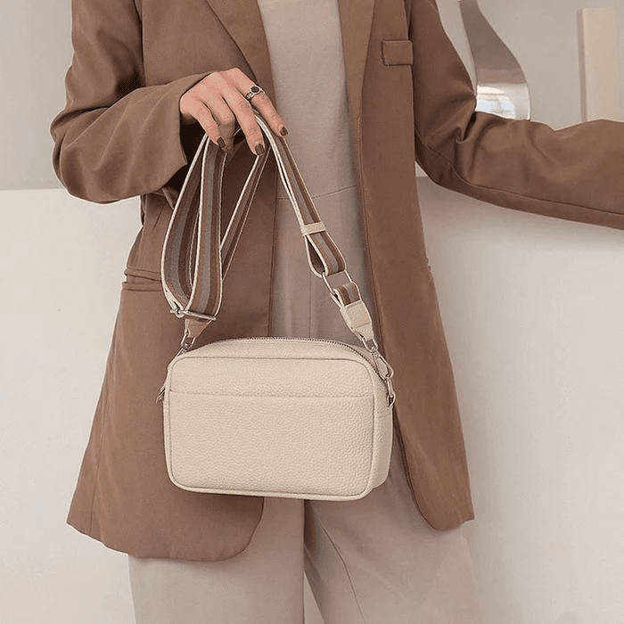 Bolsa de Couro Branca