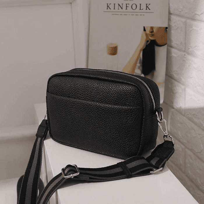 Bolsa de Couro Preta