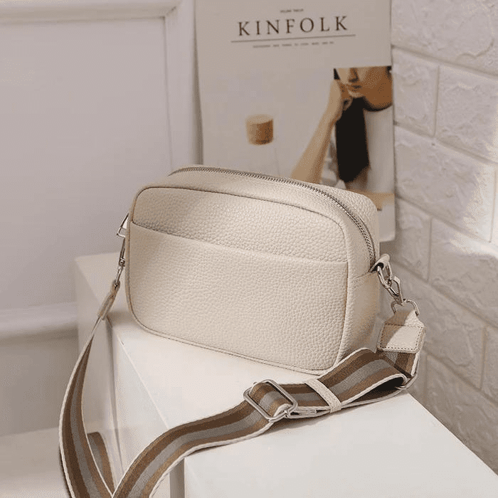 Bolsa de Couro Branca