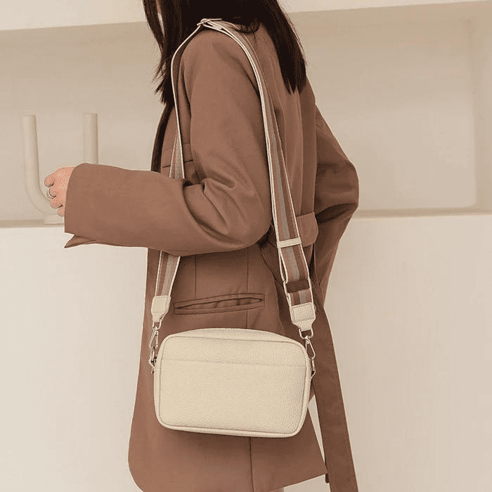 Bolsa de Couro Branca