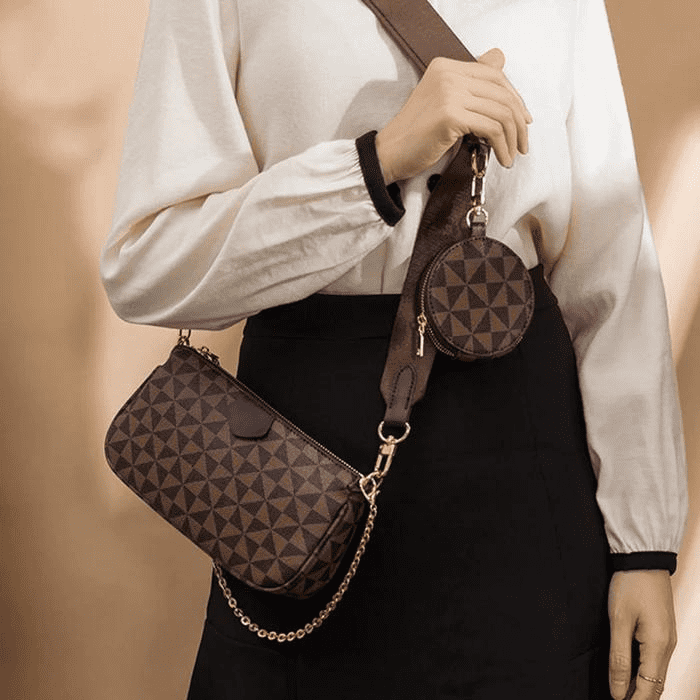 Bolsa de Couro Marrom