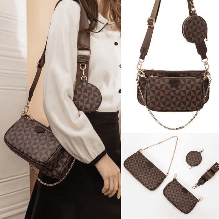 Bolsa de Couro Marrom