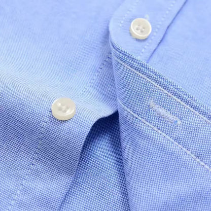 Camisa Social Manga Curta Oxford