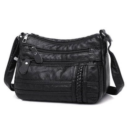 Bolsa de Couro Preta