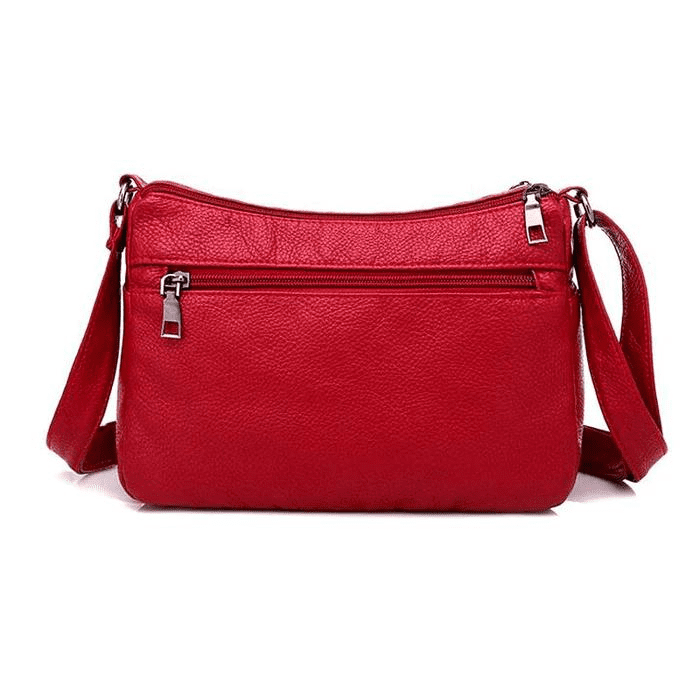 Bolsa de Couro Vermelha