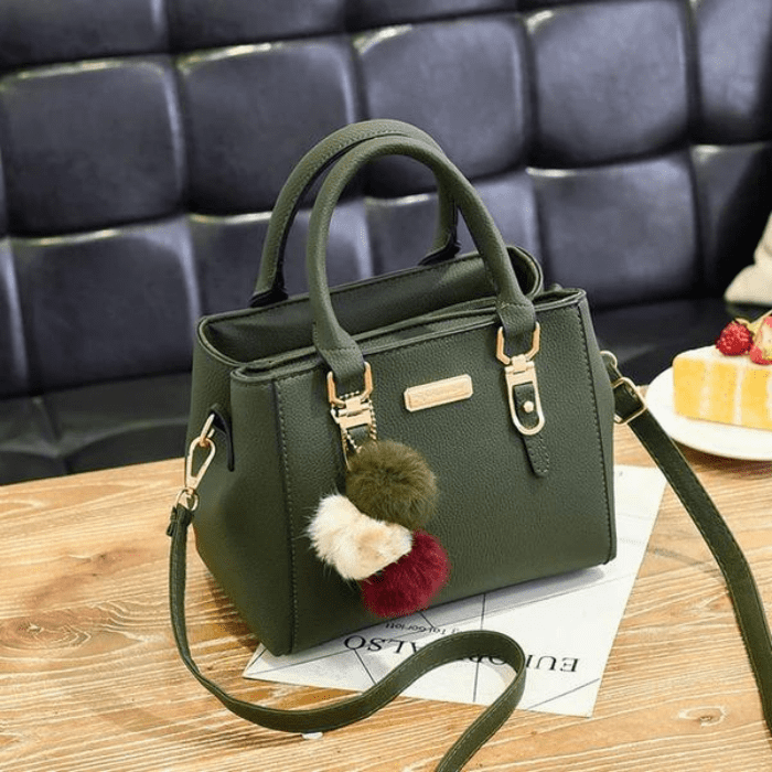 Bolsa de Couro Verde