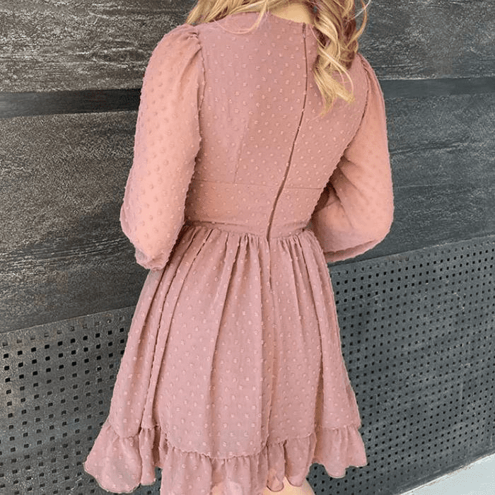 Vestido Feminino Rosa