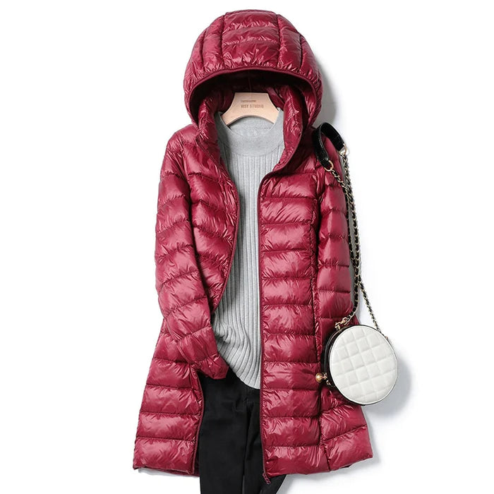 Jaqueta Puffer Longa Feminina 