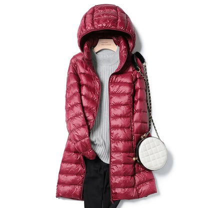Jaqueta Puffer Longa Feminina 