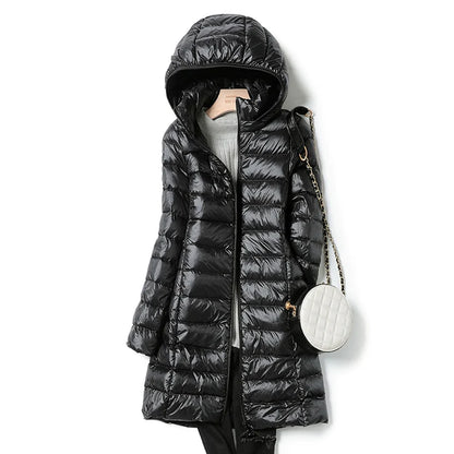 Jaqueta Puffer Longa preta