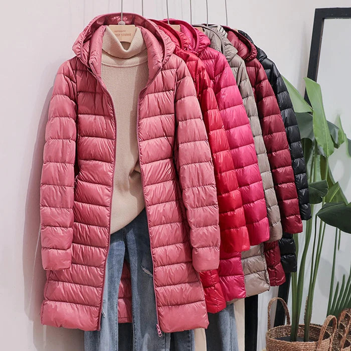 Jaqueta Puffer Longa Feminina 