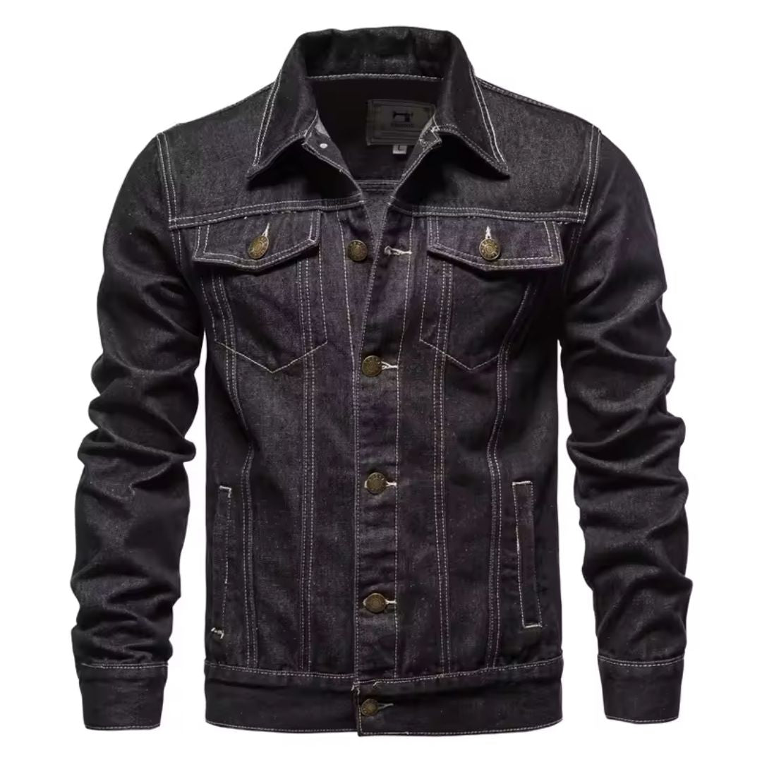 Jaqueta Masculina Jeans Vintage