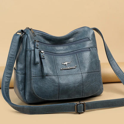 Bolsa de Couro Azul
